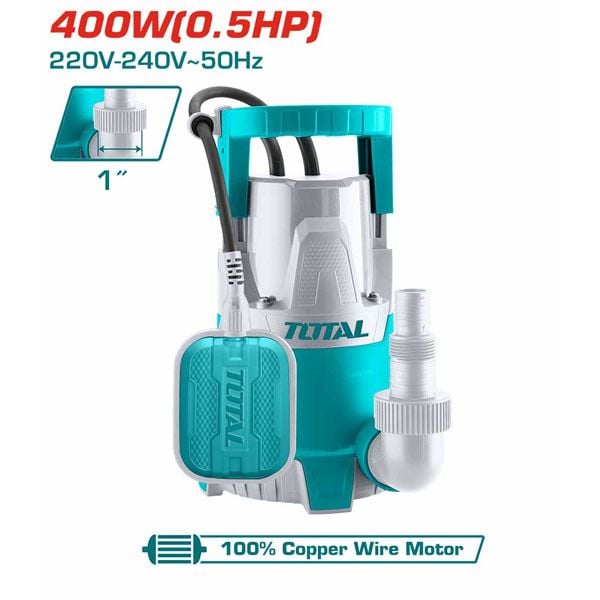  Máy bơm chìm nước sạch 400W Total TWP64006 