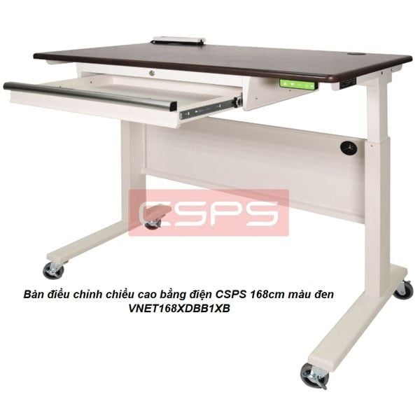  Bàn điều chỉnh chiều cao bằng điện CSPS 117cm màu trắng - VNET117XDBT1 