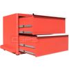  Tủ dụng cụ CSPS 91cm - 02 hộc kéo màu đỏ - VNGS3661BC12 
