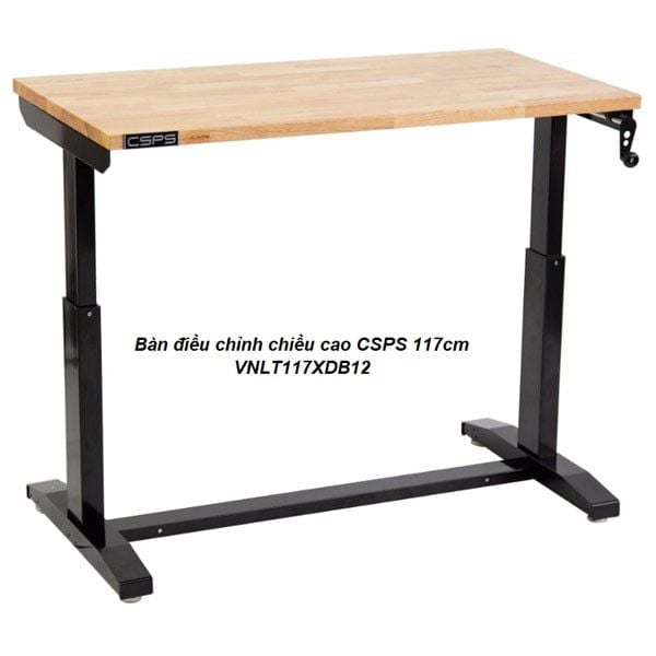  Bàn điều chỉnh chiều cao CSPS 117cm - VNLT117XDB12 