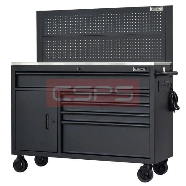  Tủ dụng cụ CSPS 132cm - 05 hộc kéo màu đen - VNTC13205BB2M 