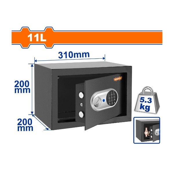  Két sắt điện tử 20x31x20cm WADFOW WEB1520 