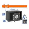 Két sắt điện tử 20x31x20cm WADFOW WEB1520