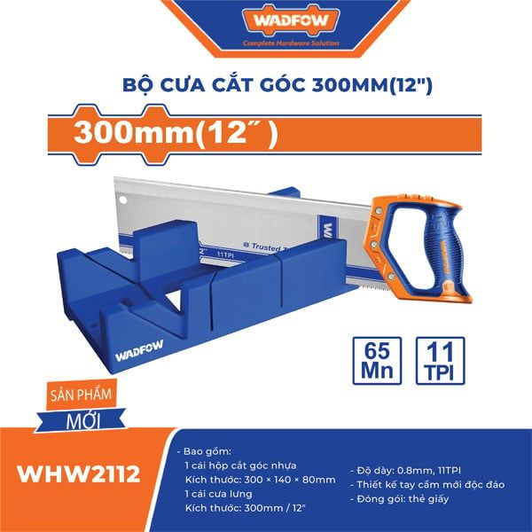  Bộ cưa cắt góc 300mm WADFOW WHW2112 