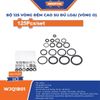 Bộ 125 vòng đệm cao su đủ loại (vòng O) WADFOW WJQ1B01