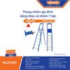 Thang nhôm gia đình bằng thép và nhôm 7 bậc WADFOW WLD1H07