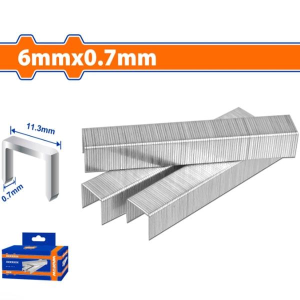  Đinh bấm ghim chữ U 6x0.7mm WADFOW WNA0706 