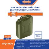  Can đựng xăng dầu bằng kim loại 20L-36x17x47cm WADFOW WQY1320 