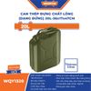 Can đựng xăng dầu bằng kim loại 20L-36x17x47cm WADFOW WQY1320