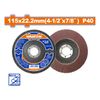 Đĩa nhám xếp 115mmx22.2mm,P40 WADFOW WYL0411