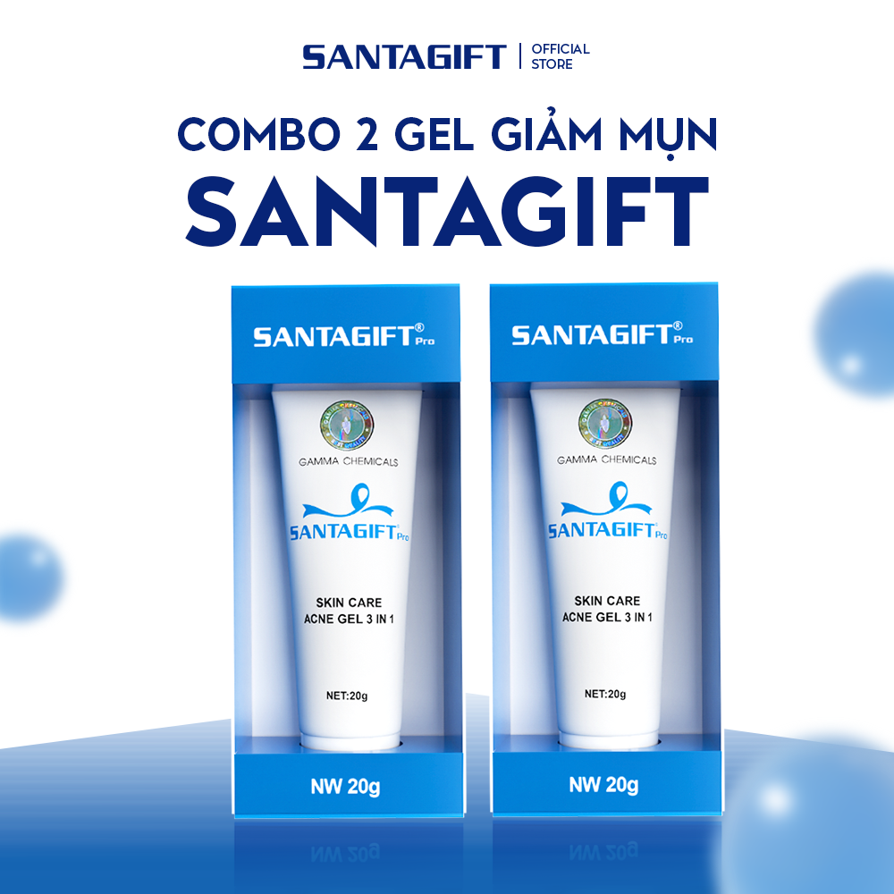 Gel Hỗ Trợ Giảm Mụn Gamma Santagift Pro 20g Skincare Làm Đẹp Da