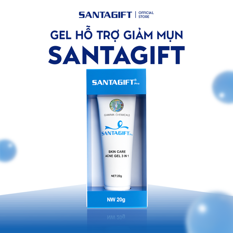  Gel Hỗ Trợ Giảm Mụn Gamma Santagift Pro 20g Skincare Làm Đẹp Da 