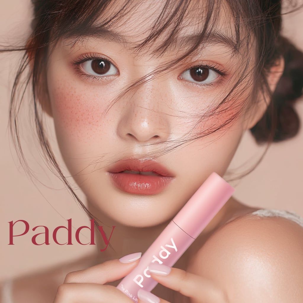 Combo 2 Son Thuần Chay Paddy The Pink Lotus Lips – Chiết Xuất Hoa Sen, Mềm Mịn Không Khô Môi 3g - 2SKVEG