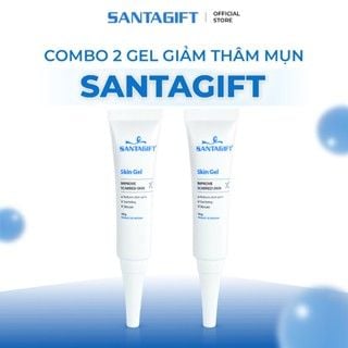 Combo 2 Gel hỗ trợ giảm thâm và sẹo mụn Gamma SANTAGIFT 20g Skingel, Làm Đẹp Da - 2SGL