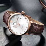  ĐỒNG HỒ TOPHILL TW061G.PZ3258 Nam dây Da máy Automatic kính Sapphire Size 42mm 5ATM 