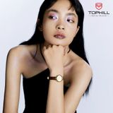  ĐỒNG HỒ TOPHILL TOC001L.P3532 Nữ máy quartz kính sapphire size 27x30mm 3ATM 