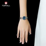  ĐỒNG HỒ TOPHILL TOC001L.S1332 Nữ máy quartz kính sapphire size 27x30mm 3ATM 