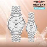  ĐỒNG HỒ NEWSKY NS5504L.S01 nữ máy quartz kính sapphire size 30mm 3ATM 