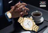  ĐỒNG HỒ NEWSKY NS6007G.S04Nam máy quartz Kính sapphire size 44mm 5ATM 