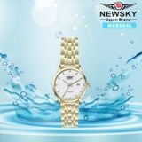  ĐỒNG HỒ NEWSKY NS5504L.S05 nữ máy quartz kính sapphire size 30mm 3ATM 