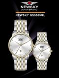 ĐỒNG HỒ NEWSKY NS5005G.S03 Nam Máy quartz Kính sapphire Size 38mm 3ATM 