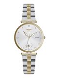  ĐỒNG HỒ NEWSKY NS5501L.S04 nữ máy quartz kính sapphire size 30mm 3ATM 