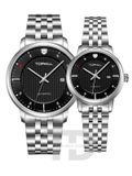  ĐỒNG HỒ TOPHILL TA032G.S1138 + TA032L.S1138 Nam+Nữ dây Thép 316L máy Automatic kính Sapphire 5ATM 