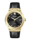  ĐỒNG HỒ TOPHILL TA053G.SB2152 Nam Máy automatic Dây da Kính sapphire 5ATM 
