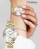 ĐỒNG HỒ TOPHILL TE062L.M2687 Nữ Máy quartz(pin) Dây thép 316L Kính sapphire 3ATM 