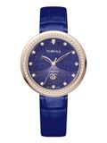  ĐỒNG HỒ TOPHILL TE065L.ML3337 Nữ Máy quartz(pin) Dây da Kính sapphire 3ATM 