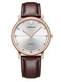  ĐỒNG HỒ TOPHILL TS011G.PZ3252 Nam dây da máy Quartz kính Sapphire Size 40mm 3ATM 