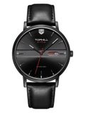  ĐỒNG HỒ TOPHILL TS019G.PB5152 Nam dây da máy Quartz kính Sapphire Size 40mm5ATM 