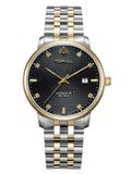  ĐỒNG HỒ TOPHILL TU008G.S6188 Nam dây và vỏ Thép 316L máy Automatic kính Sapphire 5ATM 