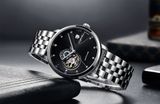  ĐỒNG HỒ TOPHILL TW060G.S1158 Nam dây thép 316L máy Automatic kính Sapphire Size 42mm 5ATM 