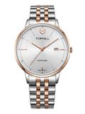  ĐỒNG HỒ TOPHILL TW065G.S7257 Nam dây thép 316L máy Quartz kính Sapphire Size 41,5mm 3ATM 
