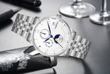  ĐỒNG HỒ TOPHILL TW085G.S1262 Nam Máy Quartz(pin) Kính sapphire Size 40mm 5ATM 
