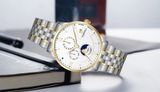  ĐỒNG HỒ TOPHILL TW085G.S6262 Nam Máy Quartz(pin) Kính sapphire Size 40mm 5ATM 