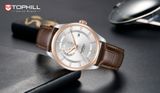  ĐỒNG HỒ TOPHILL TW093G.P7653 Nam Kính Sapphire Size 42,5mm 5ATM 