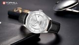  ĐỒNG HỒ TOPHILL TW093G.P1653 Nam Kính Sapphire Size 42,5mm 5ATM 