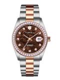  ĐỒNG HỒ TOPHILL TW095G.M7838 Nam dây thép 316L Máy automatic Kính sapphire 5ATM 