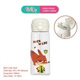 Bình Nước Sanrio 500ML Ống Hút