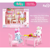 Bộ Đồ Chơi Một Ngày Của Thỏ Trắng - Bên Bàn Bàn Ăn Ấm Áp