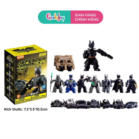 Mô hình trang trí DC - DV01 - Batman Legendary Assemble - Blokees - EC02