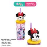 BÌNH NƯỚC DISNEY 3D ỐNG HÚT 360ML