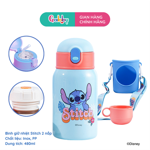 Bình Giữ Nhiệt Disney Hai Nắp 480ML