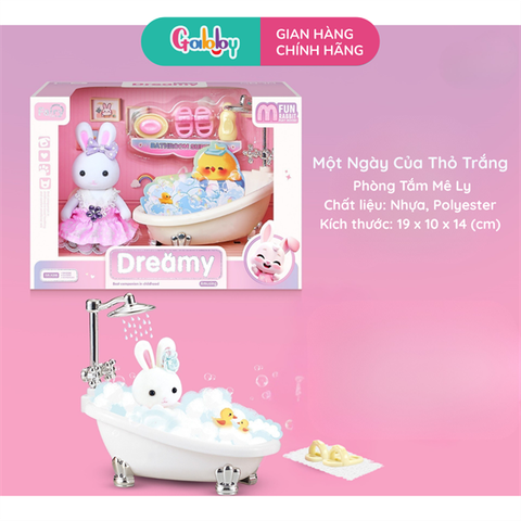 Bộ Đồ Chơi Một Ngày Của Thỏ Trắng - Trong Phòng Tắm Mê Ly