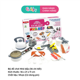 Bộ đồ chơi nhà bếp 36 pcs (màu hồng), DK 81146