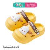 Dép Sục Sanrio Cho Bé Hình Nhân Vật Hello Kitty, Kuromi, Melody, Cinnamoroll, Pochacco - POCHACCO
