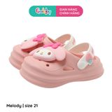 Dép Sục Sanrio Cho Bé Hình Nhân Vật Hello Kitty, Kuromi, Melody, Cinnamoroll, Pochacco - POCHACCO