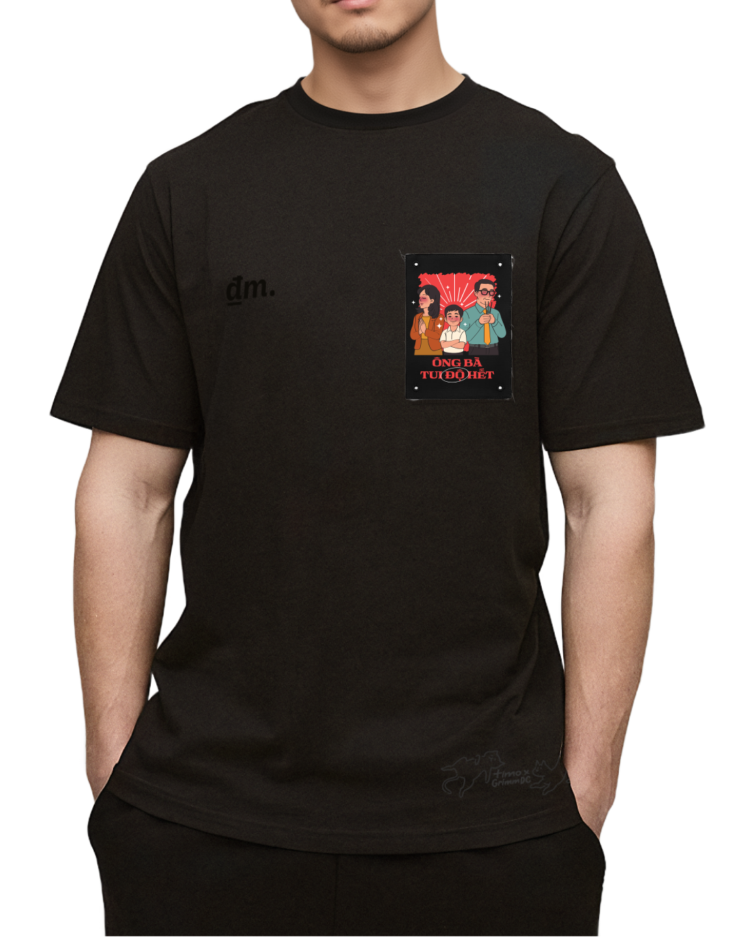  Tranh vải gắn áo Ông bà ĐỘ 